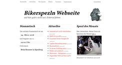 Desktop Screenshot of biker-spezln.de