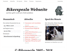 Tablet Screenshot of biker-spezln.de